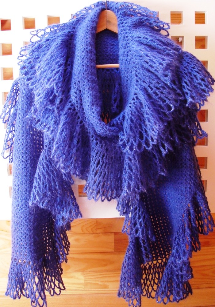 шарфы крючком с объемными цветами